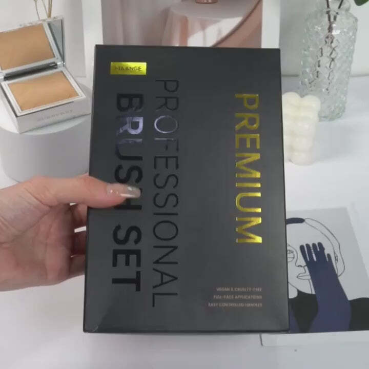 KIT 25 Pincéis Maquiagem Profissional MAANGE c Caixa