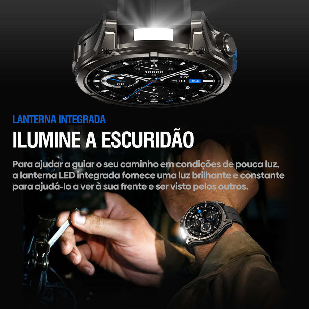 Smartwatch Zeblaze Vibe 8 Robusto AMOLED 143 60 dias bateria