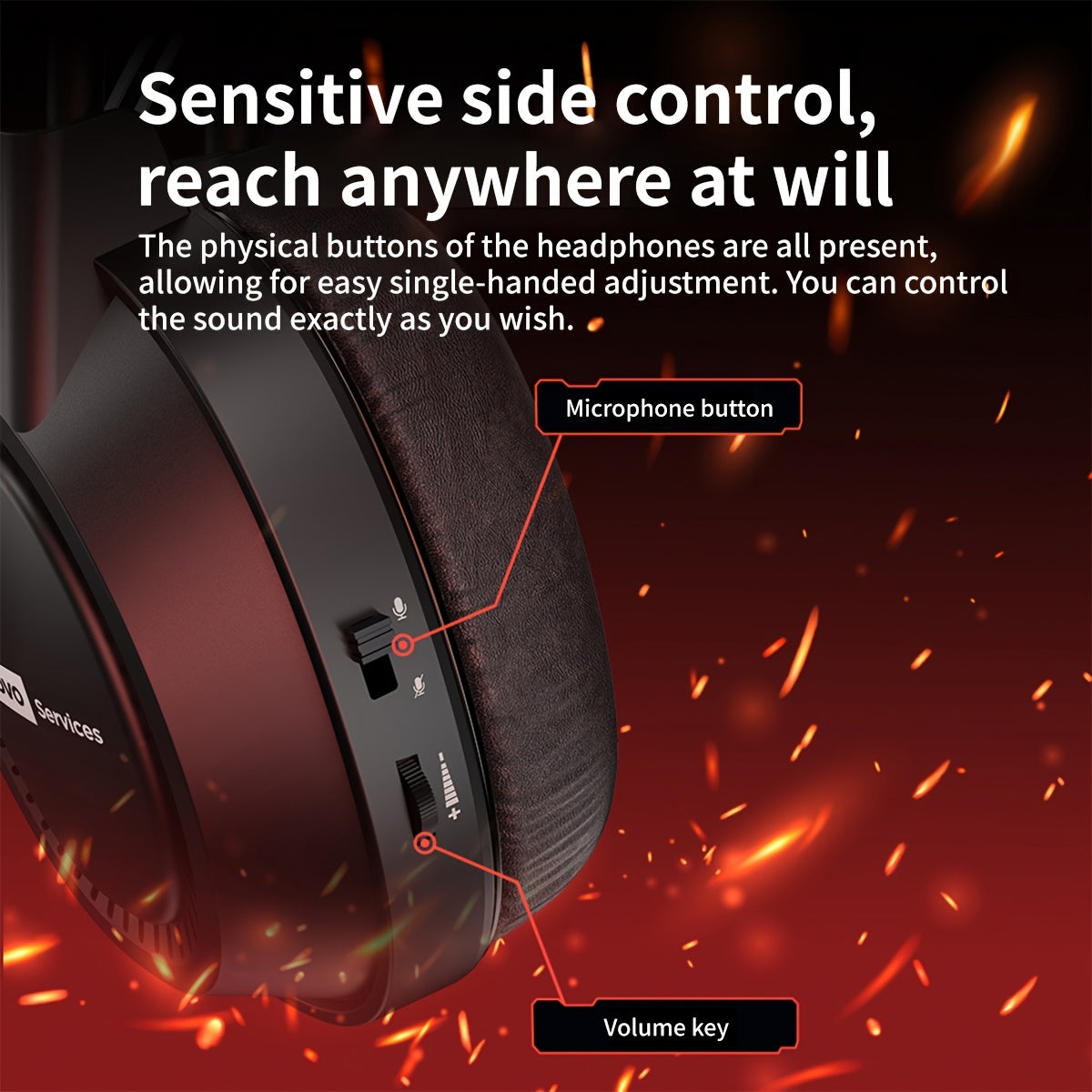 Fone de Ouvido Lenovo RGB  Headset para Jogos com Microfone e Cancelamento de Ruidos