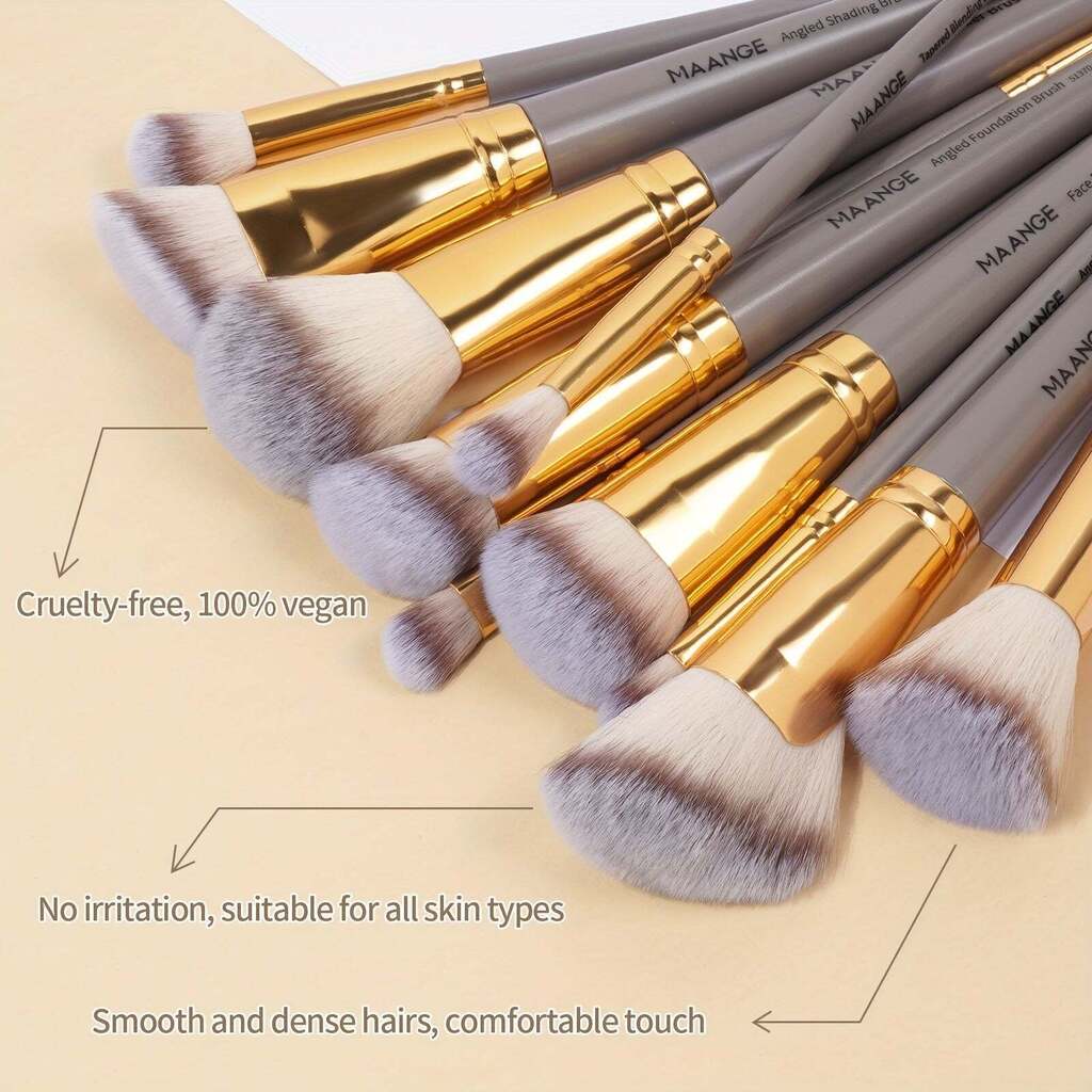 KIT 25 Pincéis Maquiagem Profissional MAANGE c Caixa