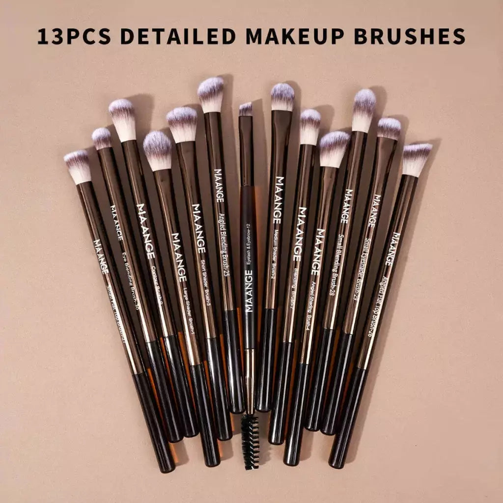 Kit 21 Pincéis de Maquiagem Profissional MAANGE com Bolsa
