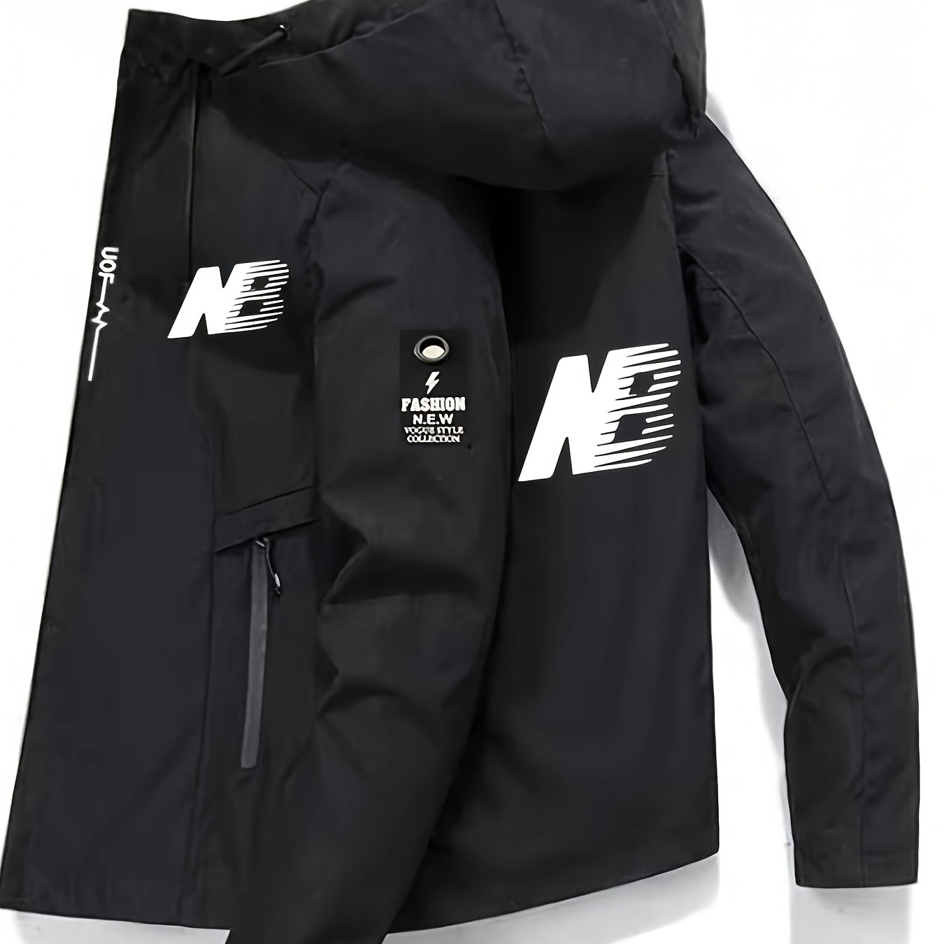 Casaco Masculino NB Casual com Capuz e Bolso