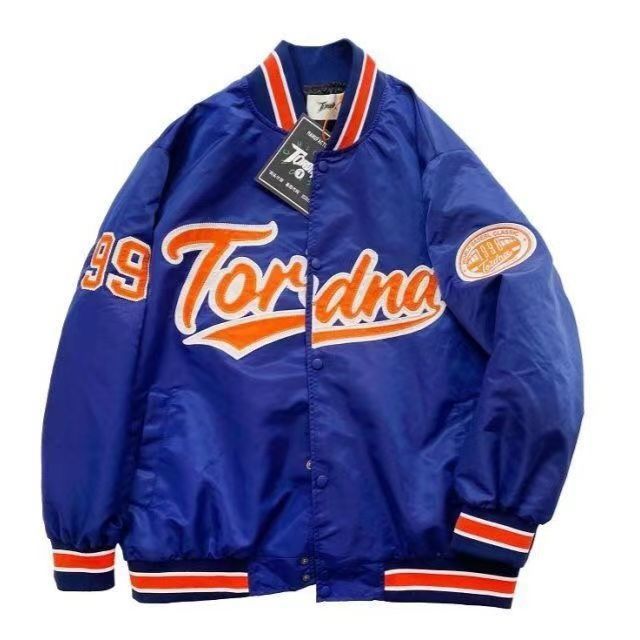 National Tide American Retro Embroidery Baseball Uniform Street