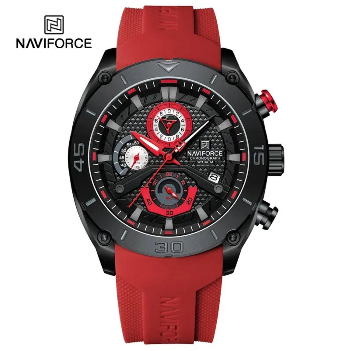 Relógio Esportivo Masculino Naviforce  Á Prova d'Água
