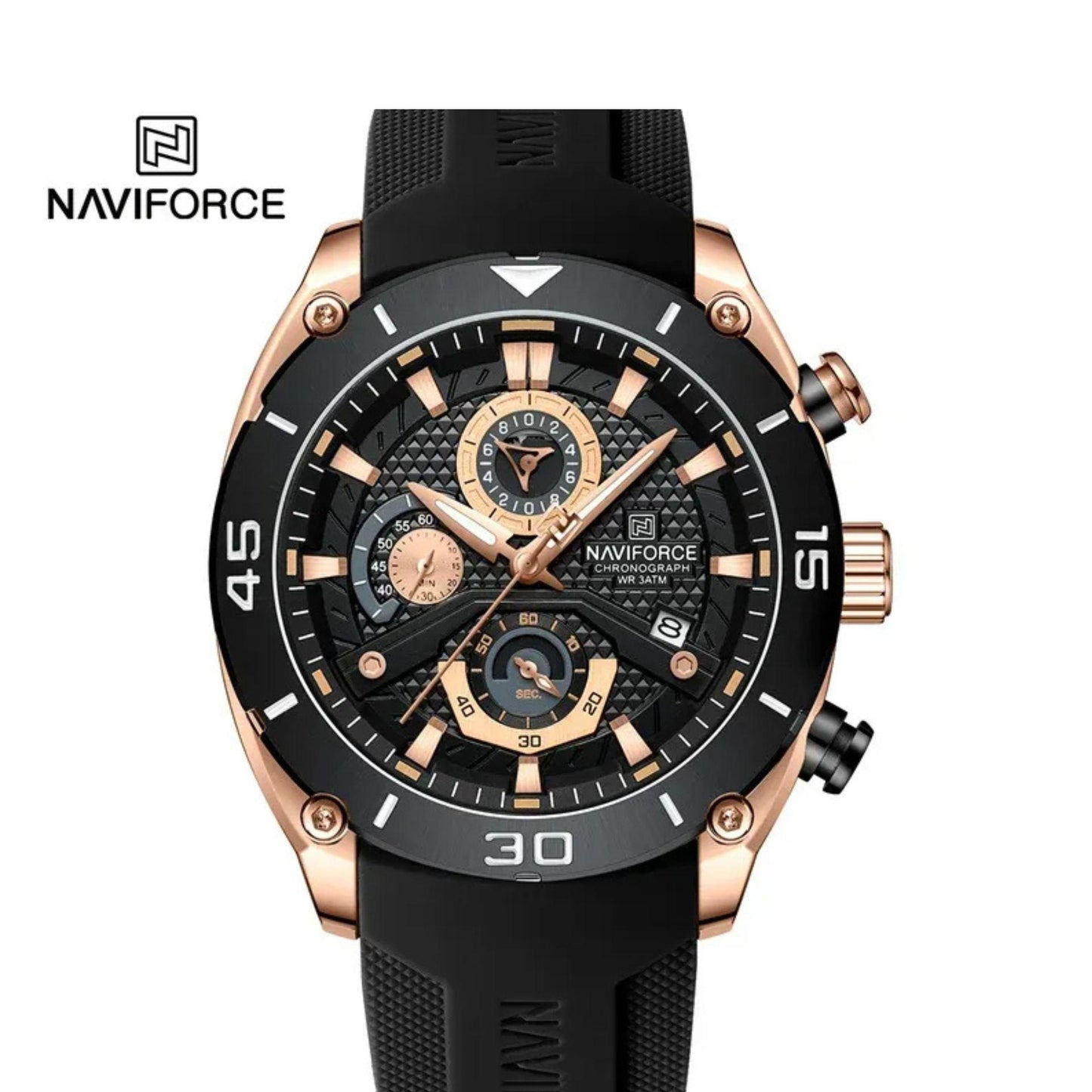 Relógio Esportivo Masculino Naviforce  Á Prova d'Água
