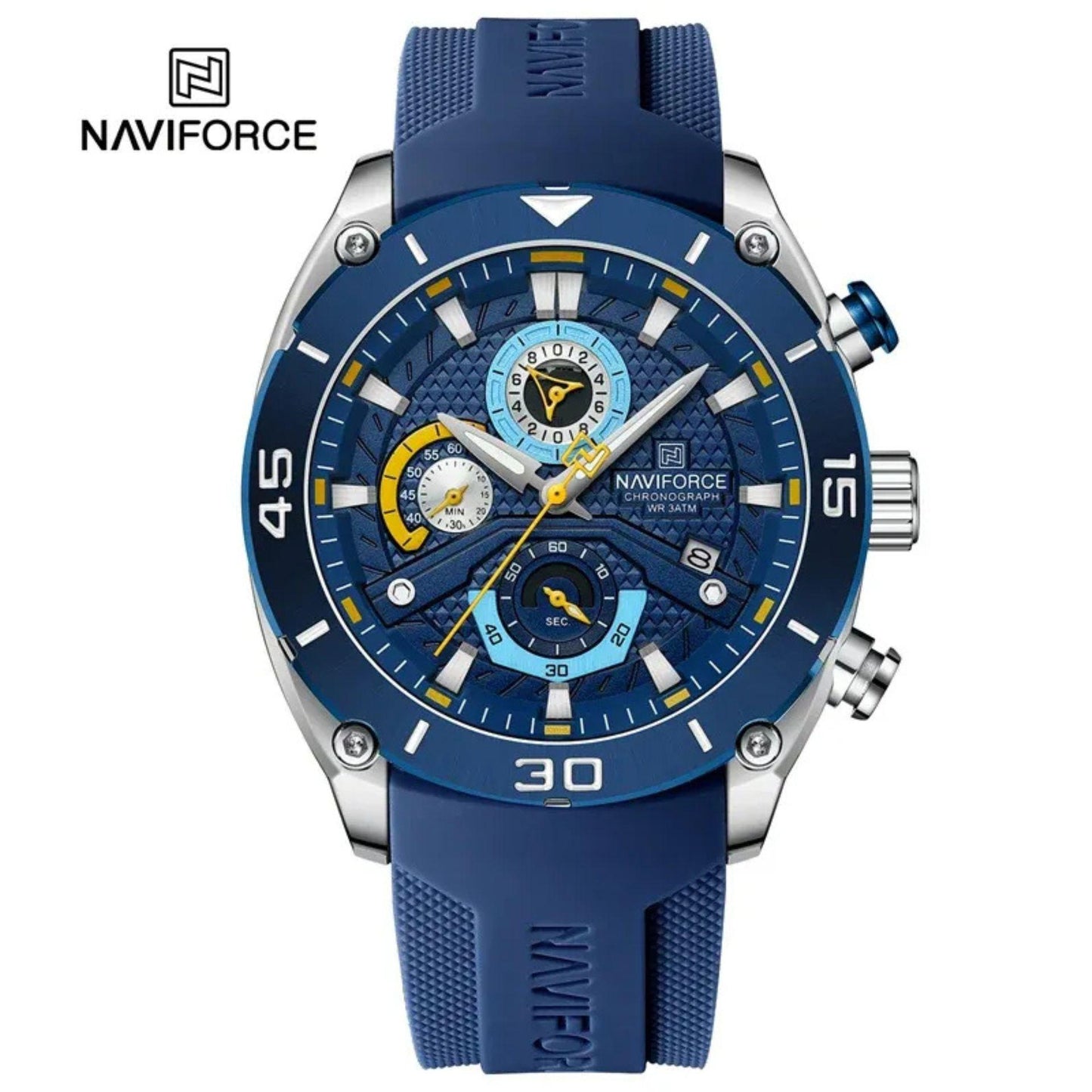 Relógio Esportivo Masculino Naviforce  Á Prova d'Água