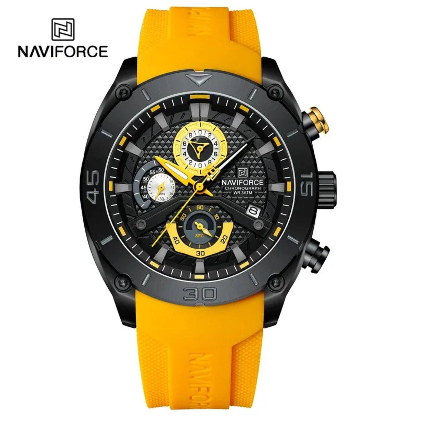 Relógio Esportivo Masculino Naviforce  Á Prova d'Água