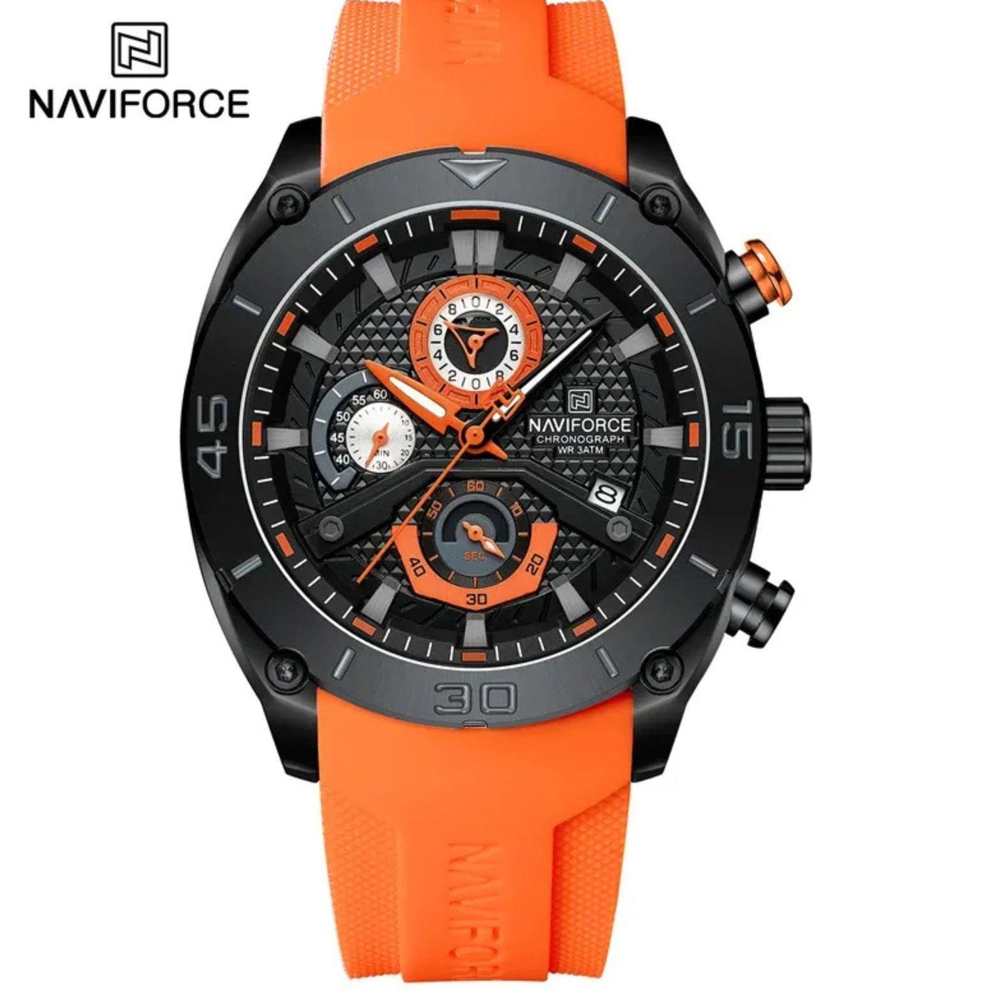 Relógio Esportivo Masculino Naviforce  Á Prova d'Água