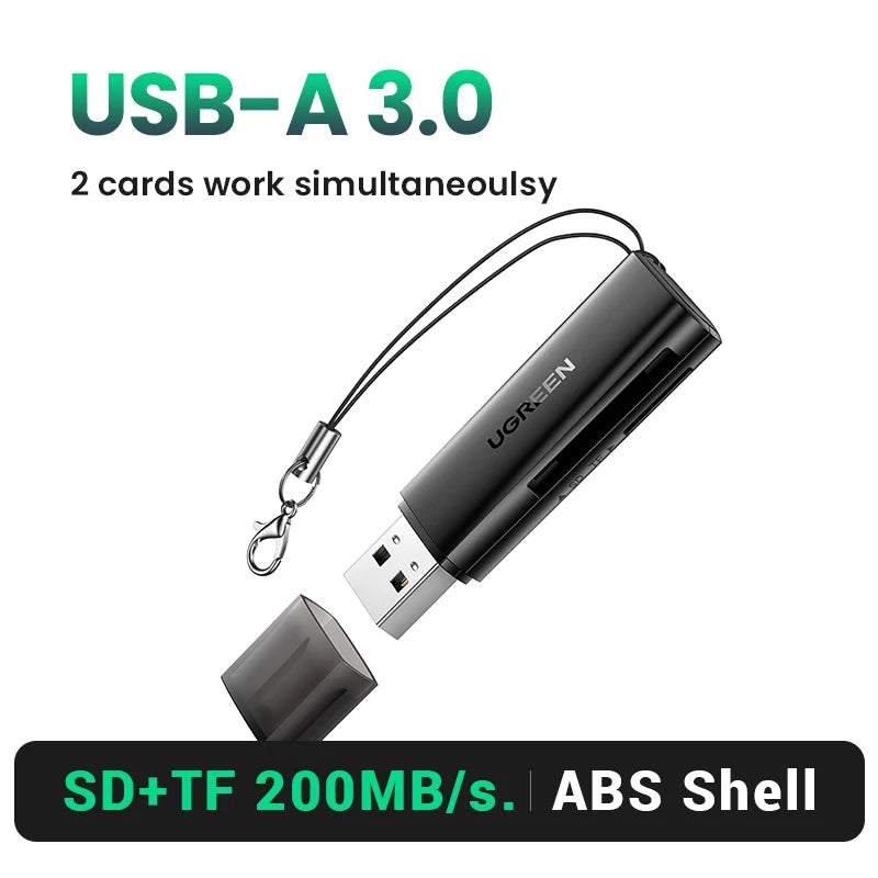 UGREEN Leitor Inteligente Adaptador USBC para SDMicroSD  Thunderbolt 3