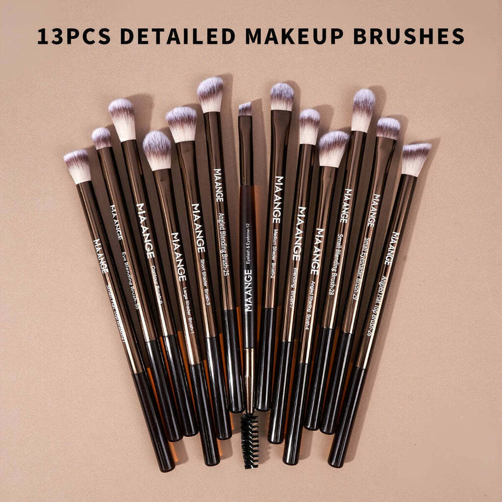 Kit 21 Pincéis de Maquiagem Profissional MAANGE com Bolsa