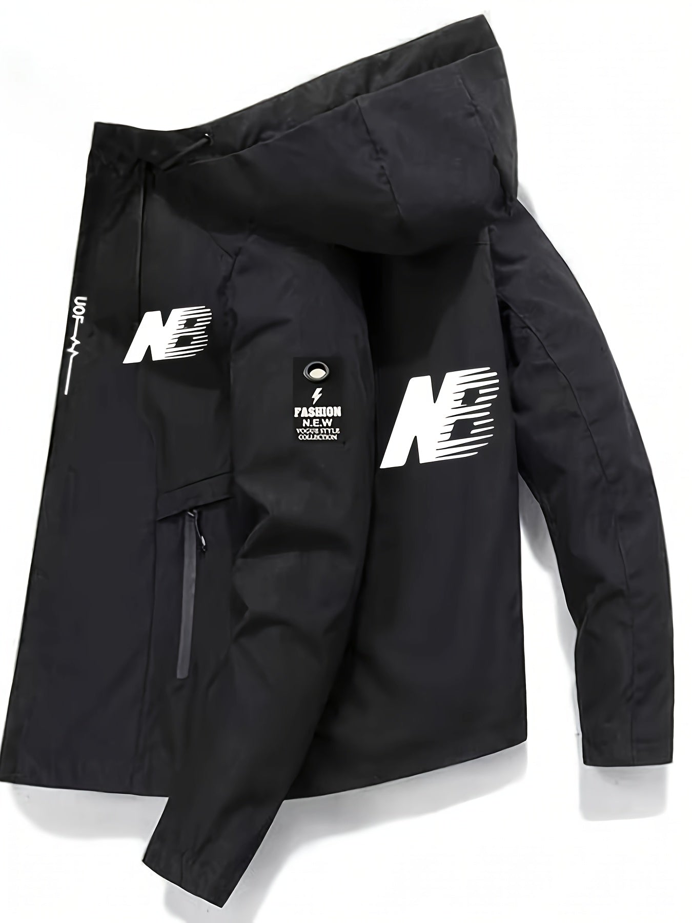 Casaco Masculino NB Casual com Capuz e Bolso