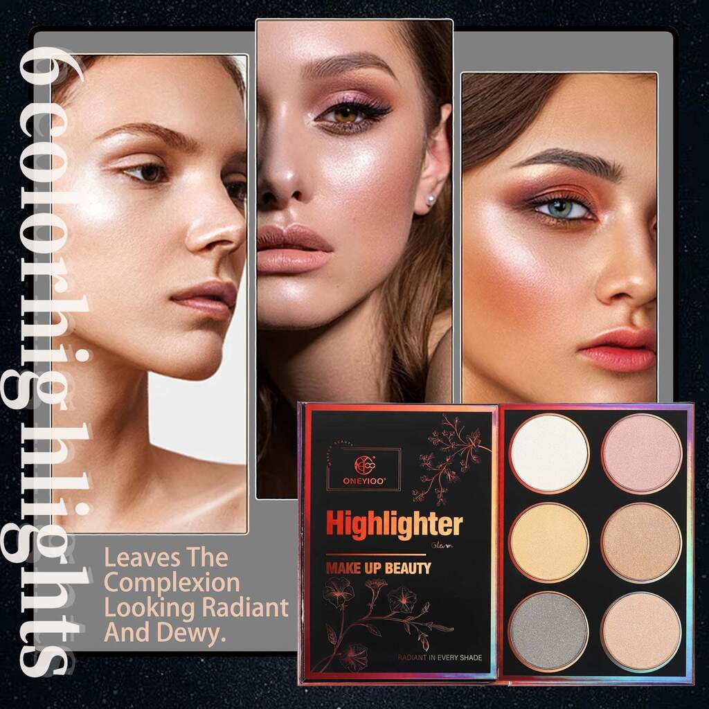 Kit Paleta 55 Cores Sombras Gloss Contorno Corretivo e Iluminador ElaShopp