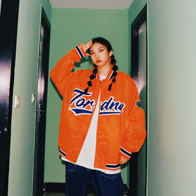 National Tide American Retro Embroidery Baseball Uniform Street