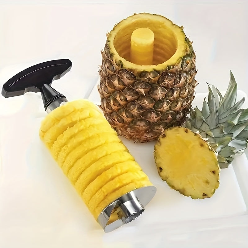 Removedor e Cortador de Abacaxi em Ao Inoxidvel Pratico e Facil ElaShopp