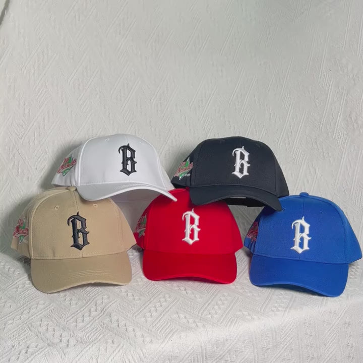 Bon Baseball Bordado Letra B Casual Ajustavl Esportivo